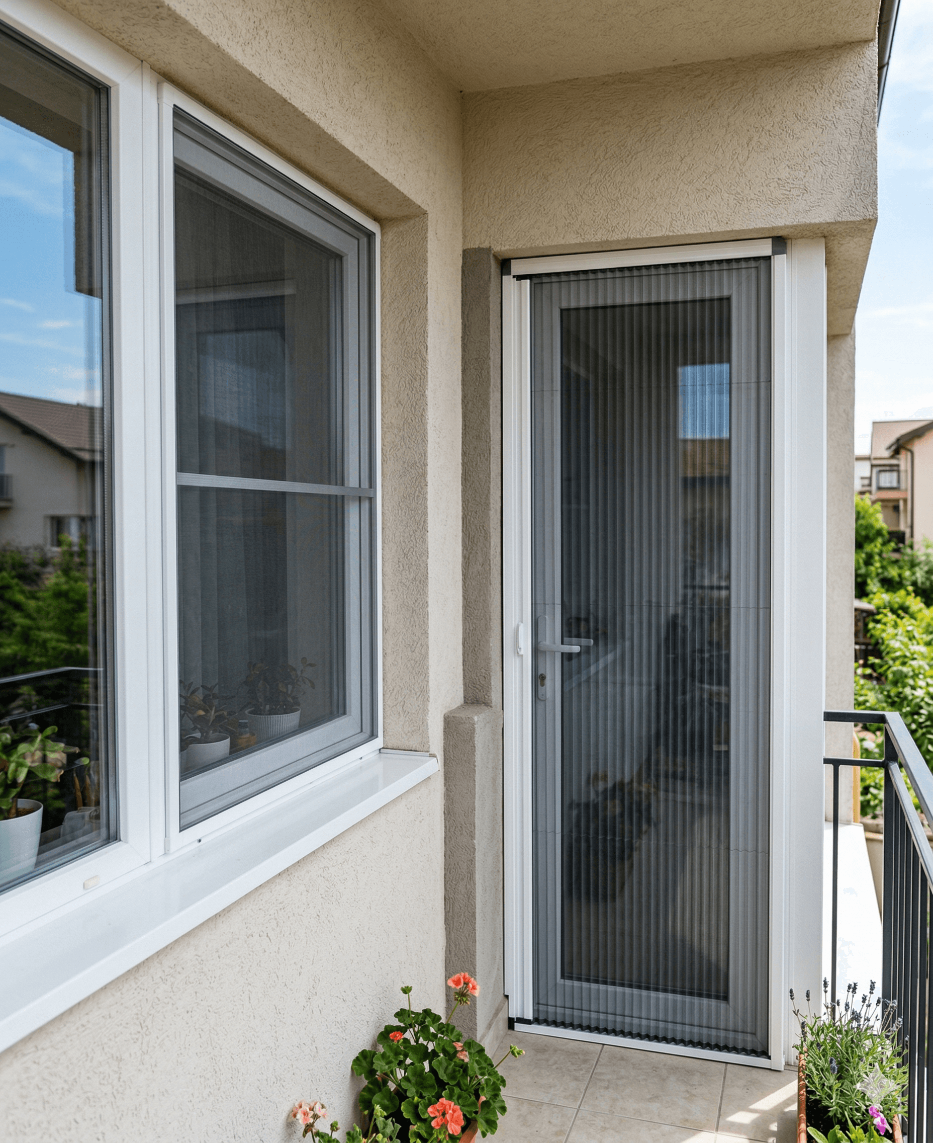 Plasa tantari montata profesional pe geam in Cluj-Napoca